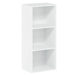 White 3-Tier Bookshelf for Home & Office