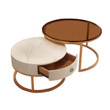 Nesting Coffee Table Set 2 Side CT-013