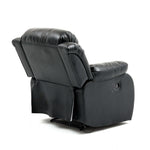 Reclining lounge chair with integrated footrest and ergonomic support