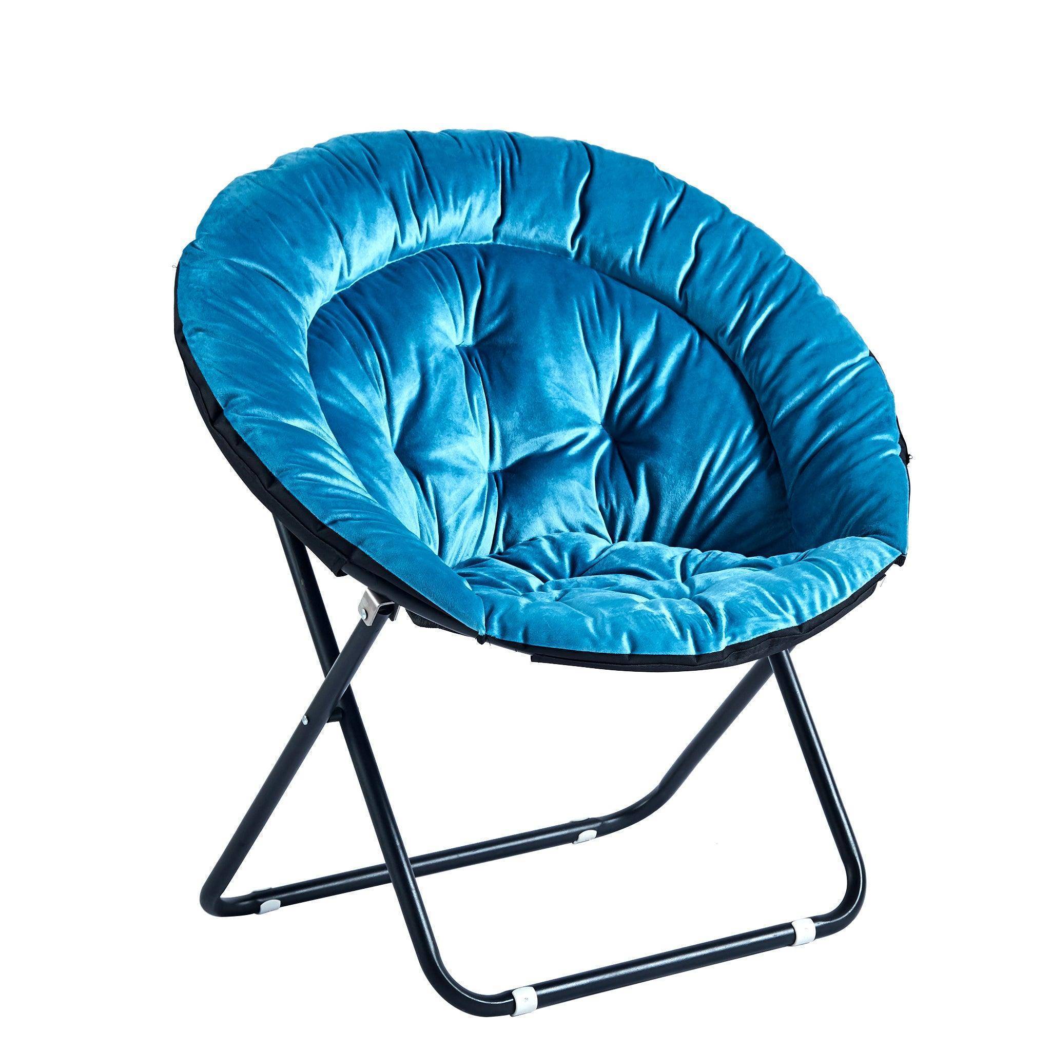 Portable Chair Folding Velvet Moon Chair CR-001