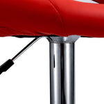 Round Chrome Base Kitchen Bar Stool CR-B069