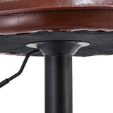 Petal shaped leather bar stools in 2-in-1 box CR-B084