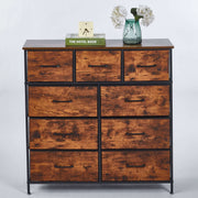 Storage cabinet 9 drawers OT-117 chest of drawers on white background - bedroom storage unit | Artisansa SA