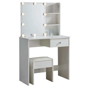 White Dressing Table with Mirror DR-11 - Furniture Piece