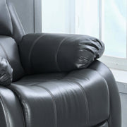 R1056A-31 recliner chair available in black brown and dark grey colours