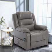 Grey Massage Recliner Chair with electric lift assistance - ArtisanSA