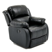 Rocking recliner chair product detail with footrest and durable frame