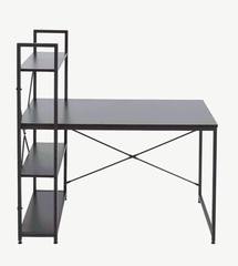 Modern Teak Computer Desk with Top Shelfing  SD-S02