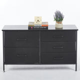 Storage Cabinet 5 Drawers TV Stand  OT-119 Black