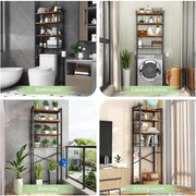 Over Toilet Bathroom Shelf with Storage Basket