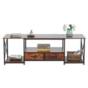 TV Stand Media Console with Storage Shelves TV-17 Berlin Rustic
