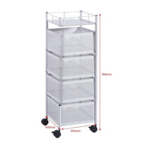 4 Tier Cubic Storage Cart organizer SF-1067