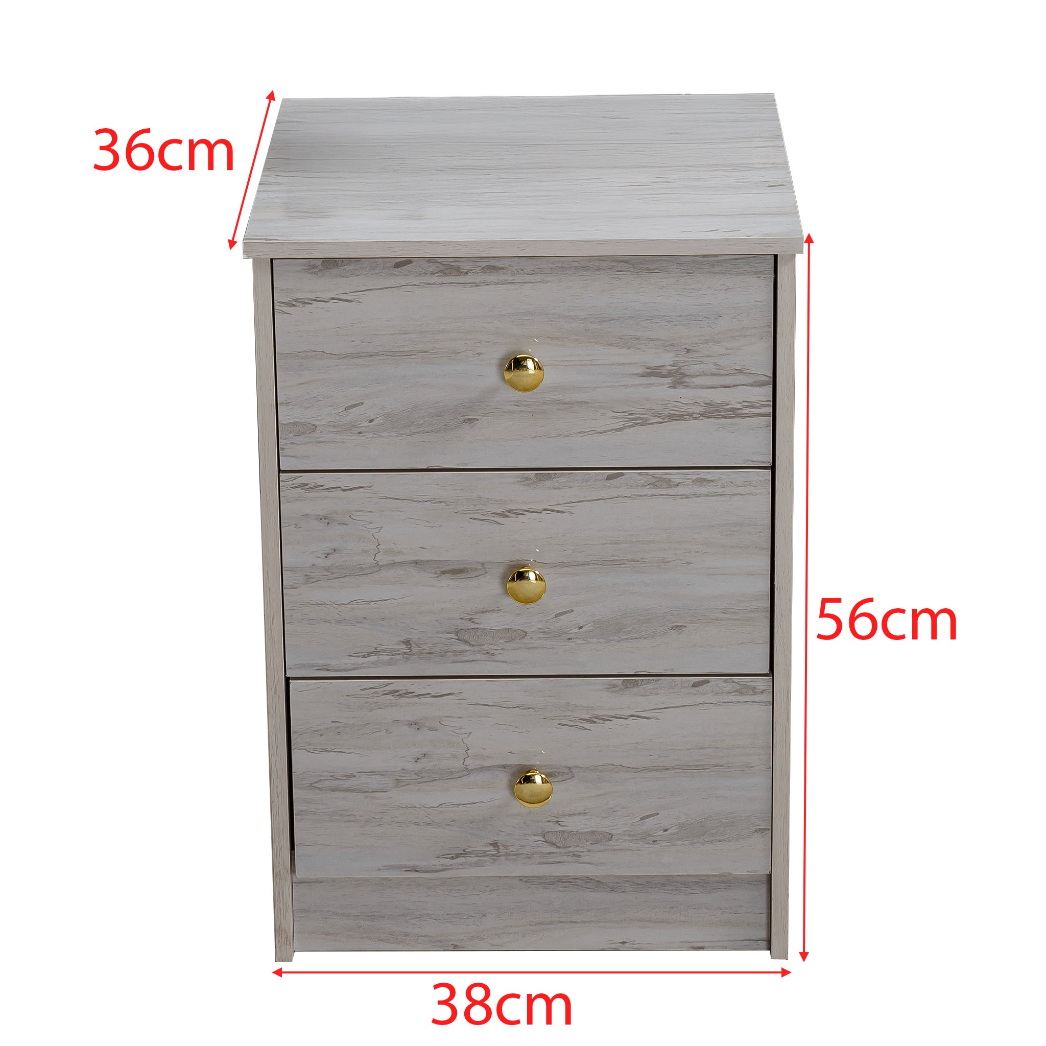 Side Table Coffee End Table Bedside Table BST-01 WHT OAK