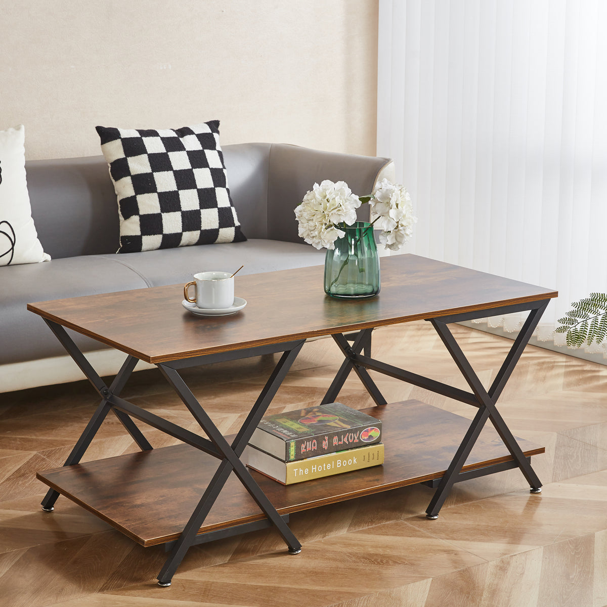 Coffee Table Side Table CT-114 Berlin Rustic