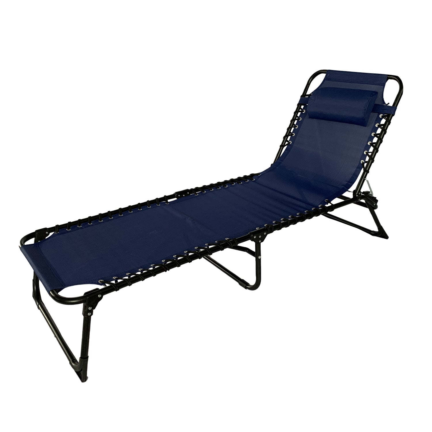 Sun Lounger Folding Reclining Chair BSC-007 BLUE
