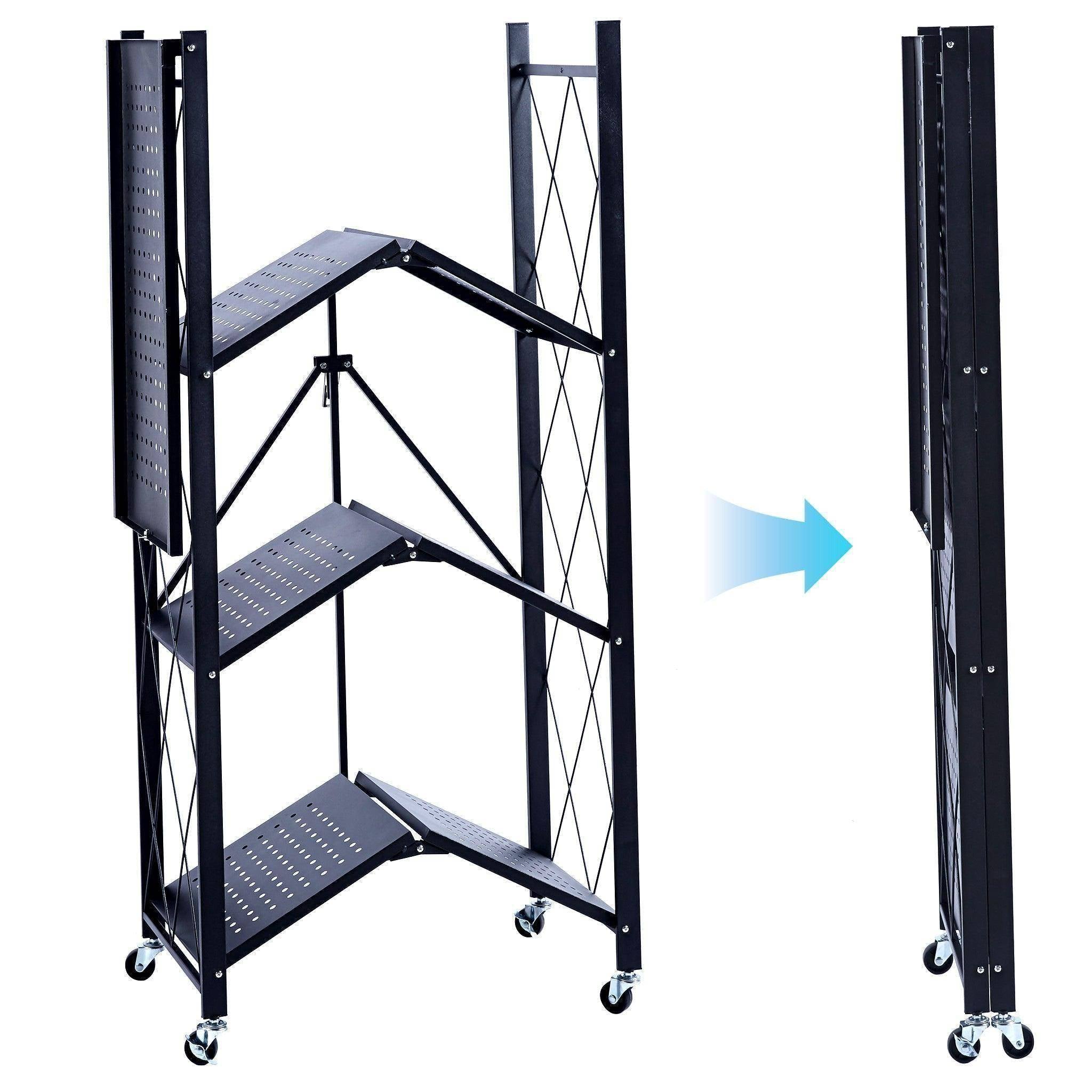 Versatile SF-102 mobile kitchen shelf space-saving shelving unit3