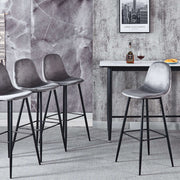 Della Velvet Bar Stool (4-in-1 box) CR-BC028