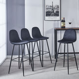 Della Velvet Bar Stool (4-in-1 box) CR-BC028