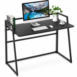 Modern Folding Office Desk with Top Shelf SD-S06