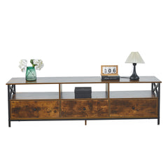 TV Stand Media Console with Storage Shelves TV-14