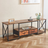 TV Stand Media Console with Storage Shelves TV-17 Berlin Rustic