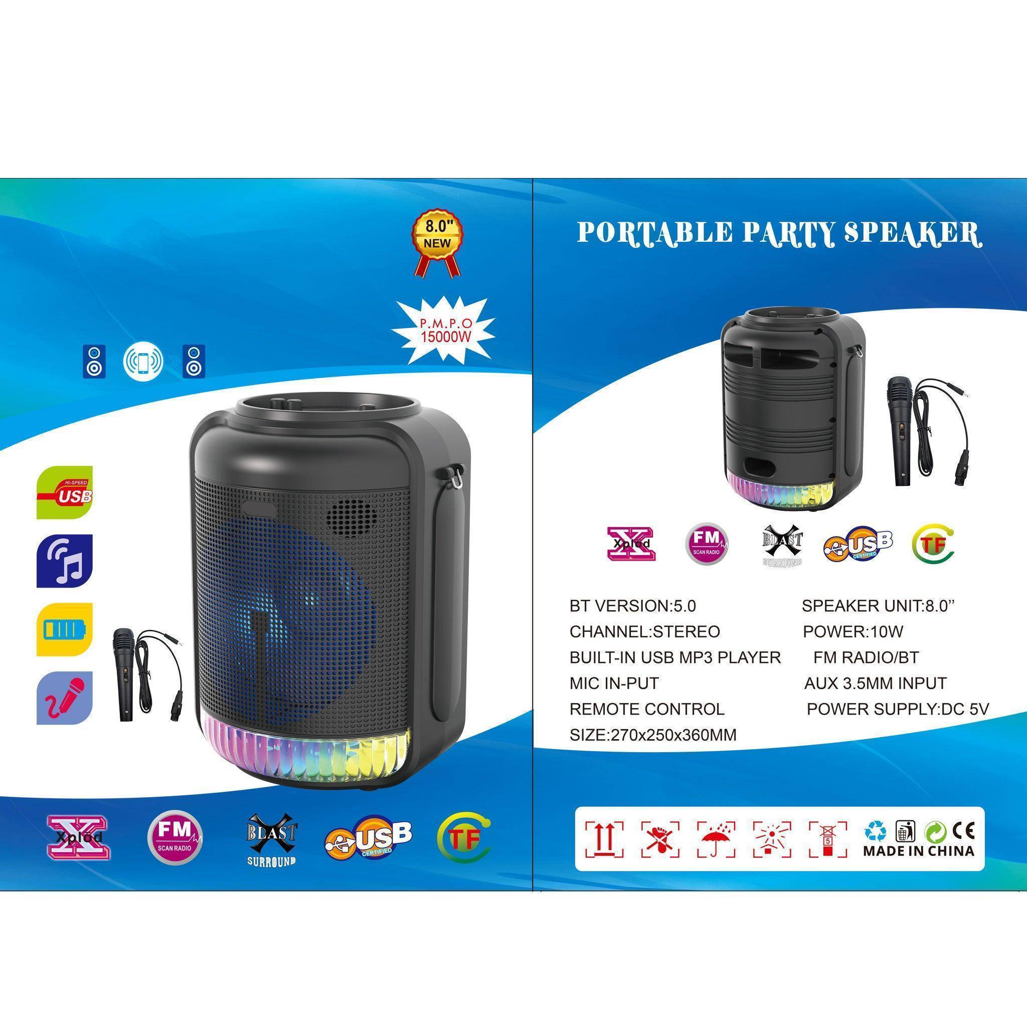 TWS Wireless Bluetooth Speaker Portable Party Speaker SP-816