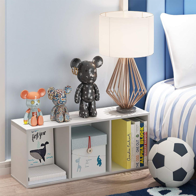 White 3-Tier Bookshelf for Home & Office