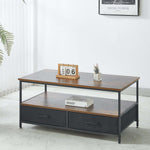 Coffee Table Side Table CT-113 Berlin Rustic with modern farmhouse style and industrial charm.