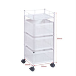 3 Tier Cubic Storage Cart SF-105 - Artisan SA Premium Furniture