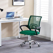 ergonomic mesh office chair in lime green adding pop of colour with breathable mesh and sponge seat | Artisansa SA