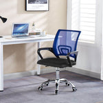 ergonomic mesh office chair in lime blue with breathable mesh and comfortable sponge seat | Artisansa SA