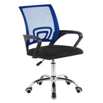 ergonomic mesh office chair in lime blue adding pop of colour with breathable mesh and sponge seat | Artisansa SA
