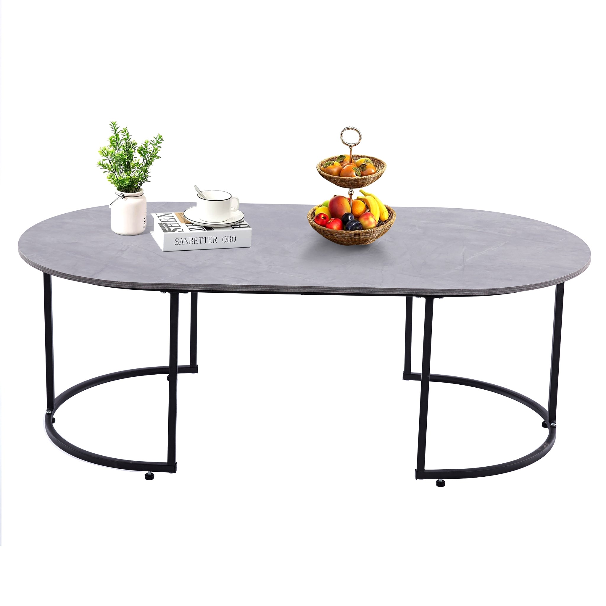 Coffee Table Sofa Side Table CT-CH07  GREY STONE