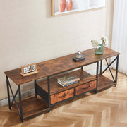 TV Stand Media Console with Storage Shelves TV-17 Berlin Rustic