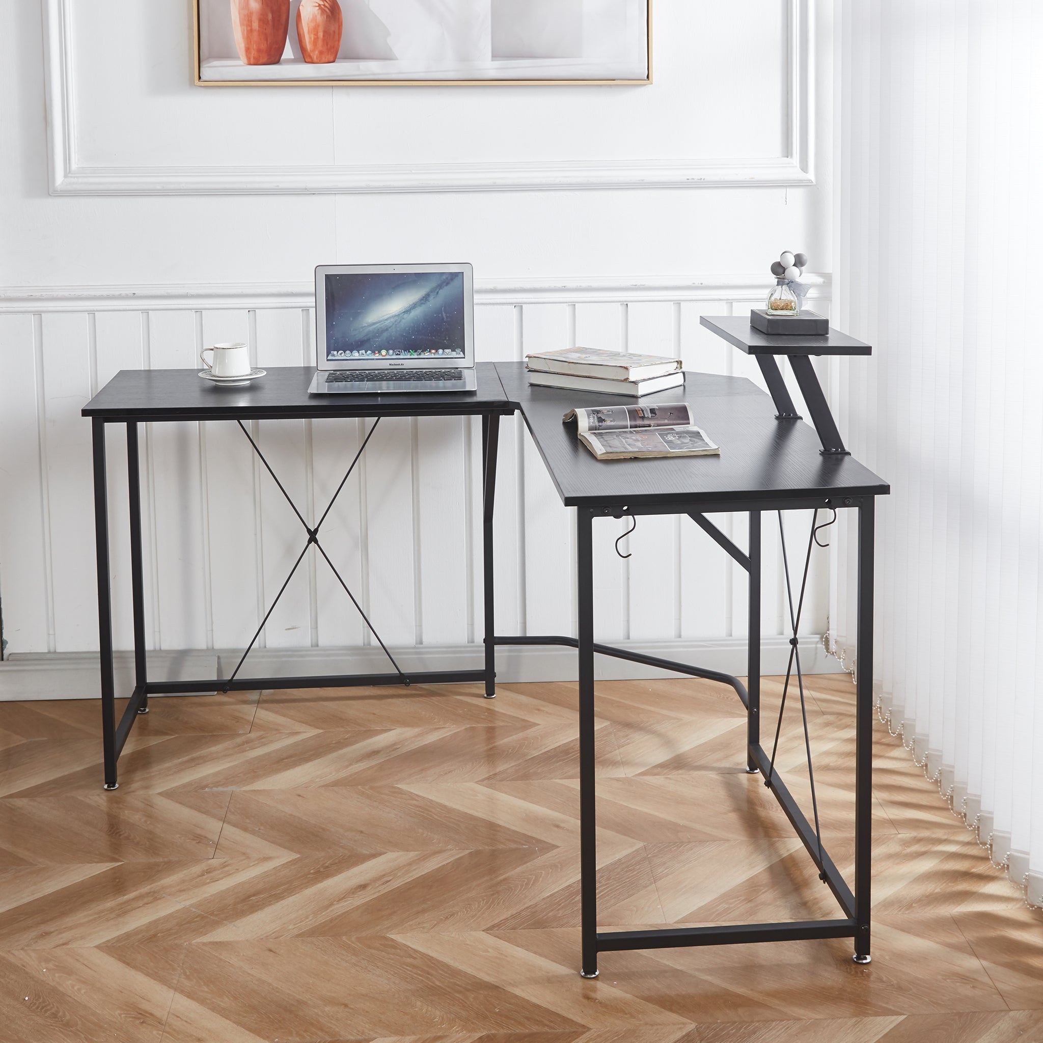 Computer Desk Work Gaming Desk SD-23 Black