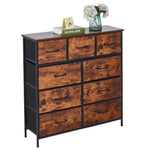 Storage cabinet 9 drawers OT-117 wooden chest of drawers with multiple drawers on white background | Artisansa SA