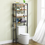 Over Toilet Bathroom Shelf with Storage Basket
