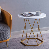 Coffee Table with White/Metal legs CT-26