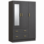3 Door Wardrobe with Mirror and Drawers