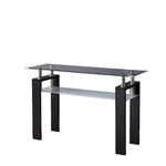 Two Tier Rectangular Glass Coffee Table CT-A10