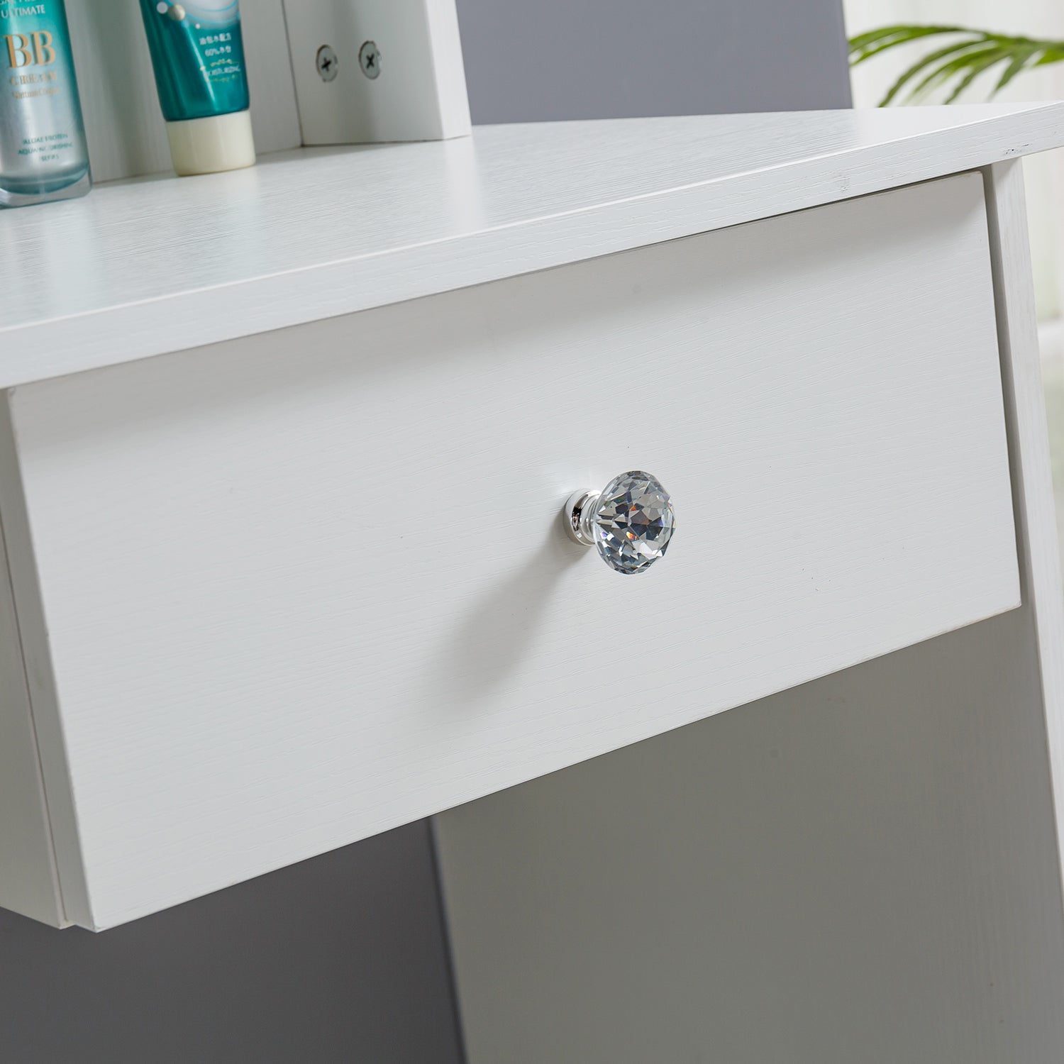 White Dressing Table with Mirror DR-11 - Furniture Piece