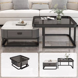 Nesting Coffee Table Set 2 Side Tables CT-011