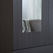 3 Door Wardrobe with Mirror Closet Clothes Storage WD-115 - Artisan SA Premium Furniture