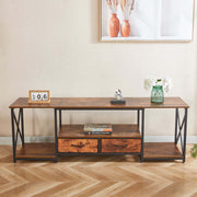 TV Stand Media Console with Storage Shelves TV-17 Berlin Rustic