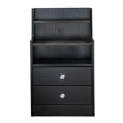 White Bedside Table with Drawers set of 2, perfect for modern and minimalist bedroom aesthetics.