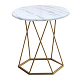 Coffee Table with White/Metal legs CT-26