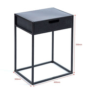 Iron Frame Nightstand with Drawer OT-2107
