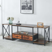 TV Stand Media Console with Storage Shelves TV-17 Berlin Rustic