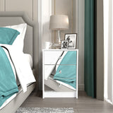 Nightstand Drawer Bedside Mirror Table Side Table SHI5CO3D  BST-111