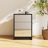 Nightstand Drawer Bedside Mirror Table Side Table SHI5CO3D  BST-111